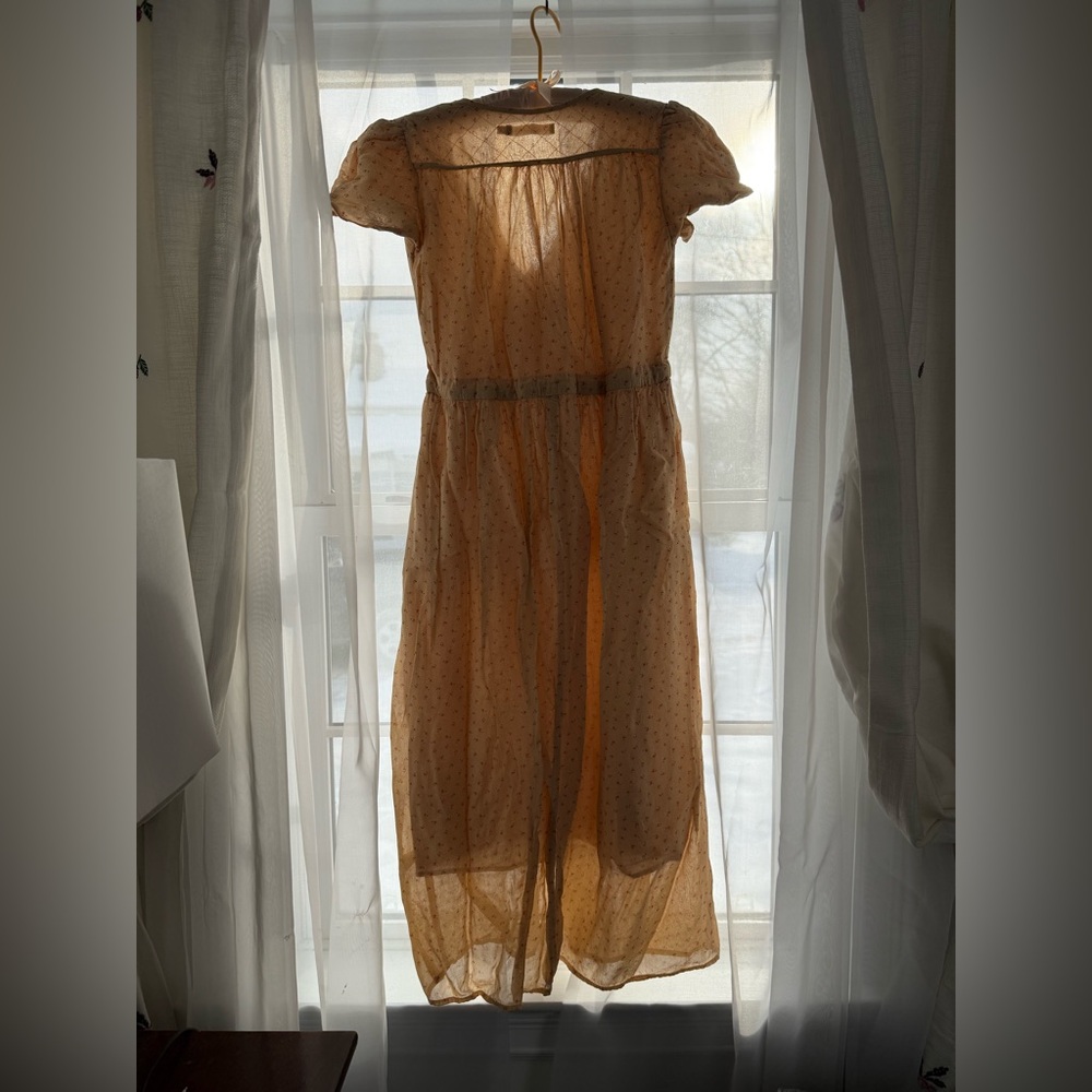 Christy Dawn Dawn Dress in Oxblood Calico Ditsy Floral | XS - Picture 6 of 9